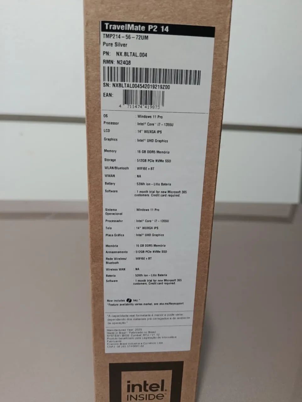Notebook Acer 512GB 16 RAM Intel core i7  - Foto 4