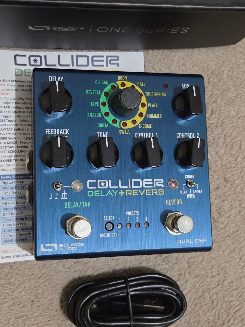 Pedal Collider Delay Reverb Source Audio  - Foto 2