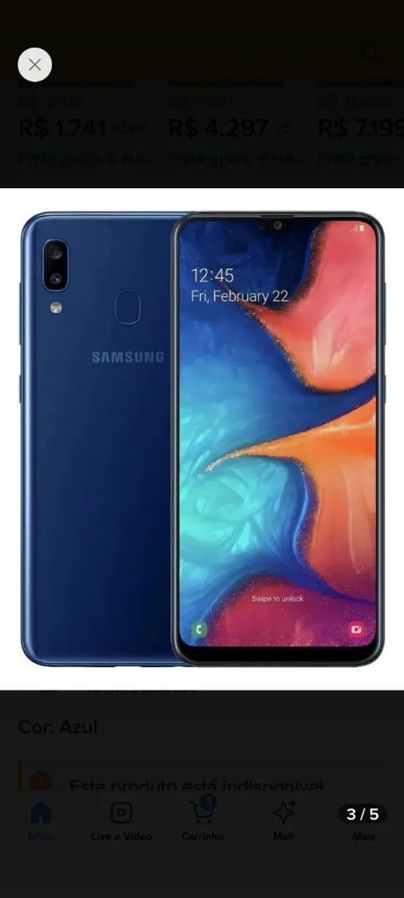 Galaxy A20 Samsung  - Foto 2