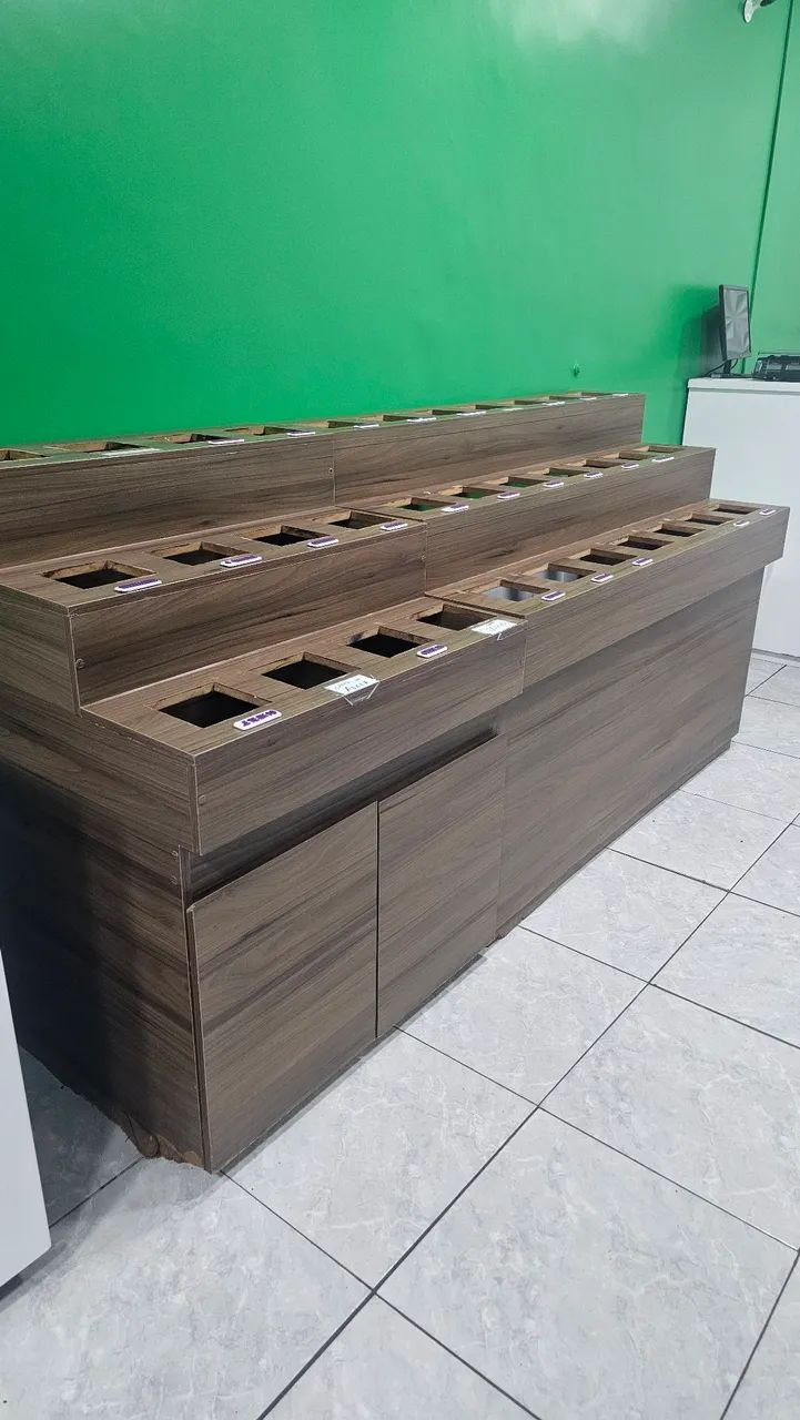 Móvel para mixs de açaí 