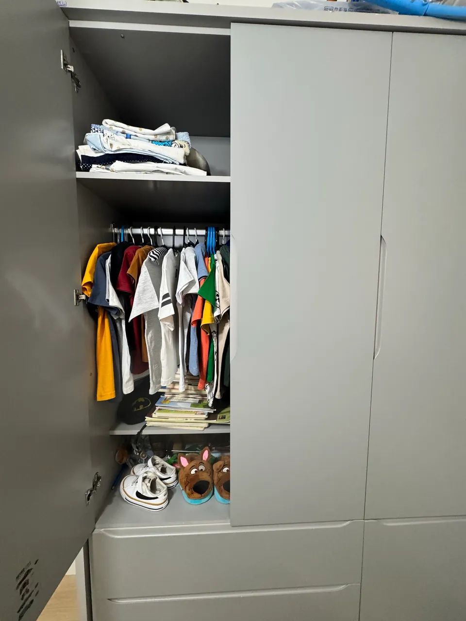Guarda-Roupa 3 Portas com Gavetas - Infantil - Foto 3