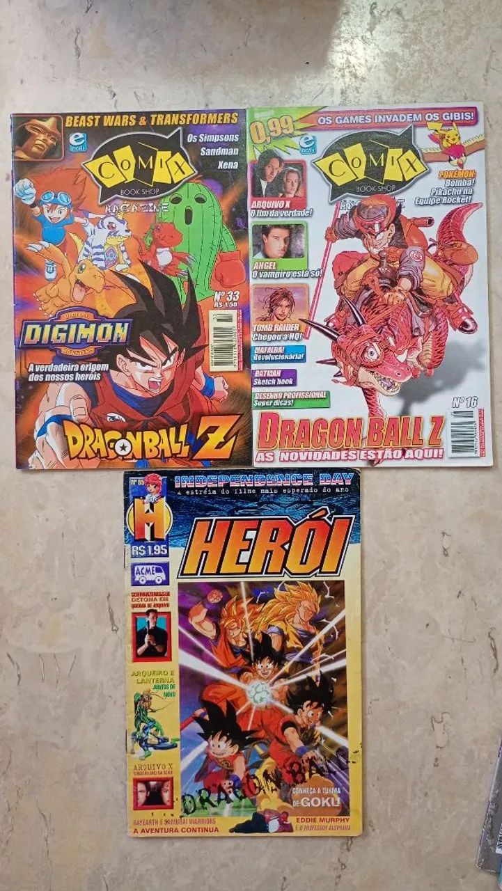 Revistinhas de Animes e Mangás Comix e Herói 