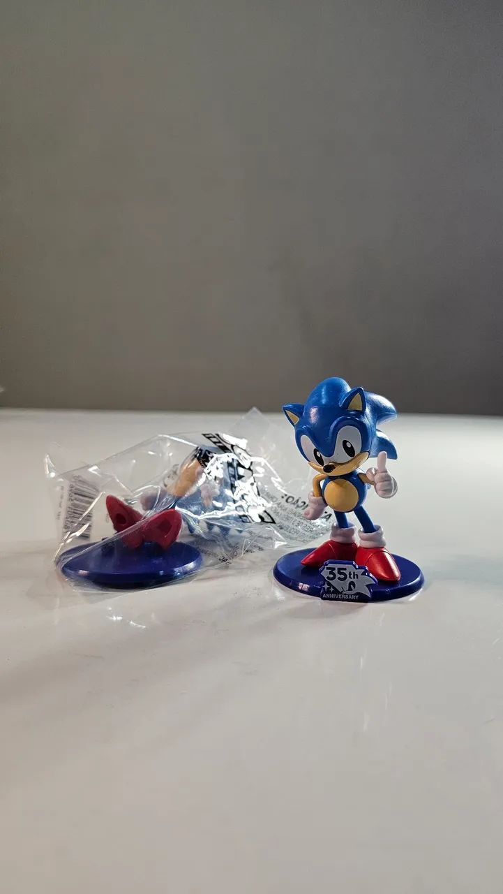 SONIC Clássico 35th Anniversary do Bob's Brinquedo Lacrado