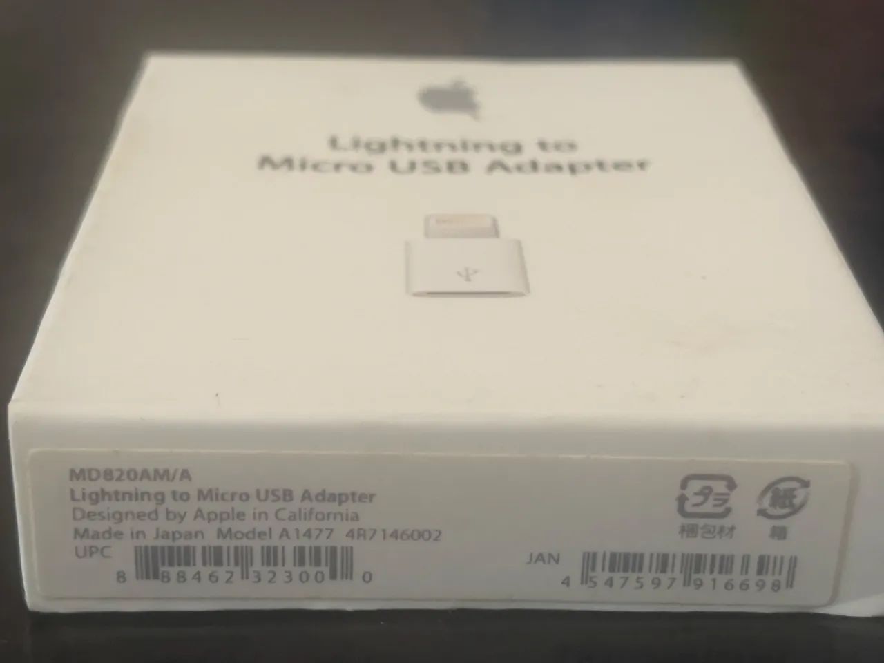 Adaptador Apple Original Micro USB para Lightning - Novo - Foto 4