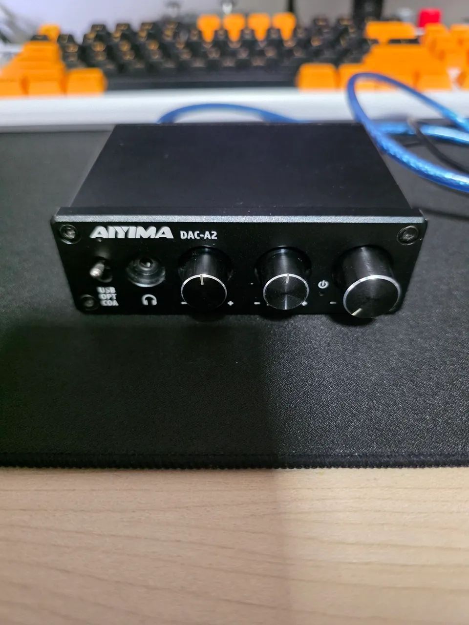 Aiyima DAC-A2 USB DAC e Amplificador de som