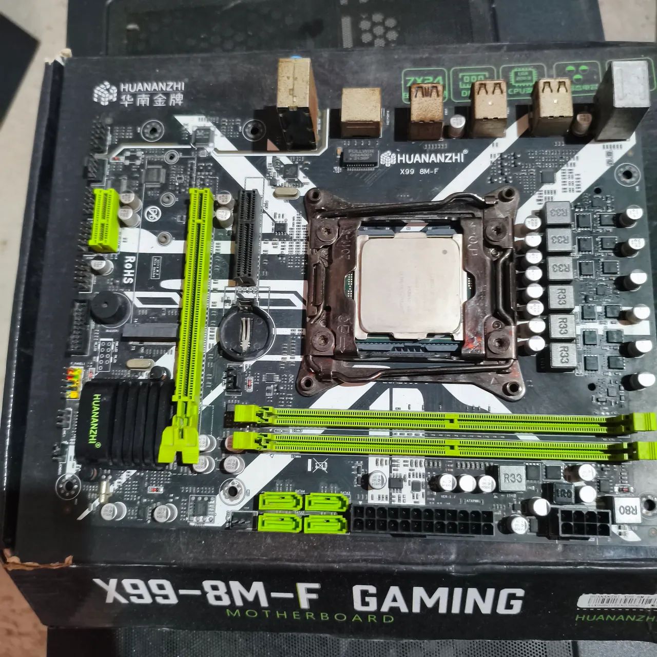 [SUCATA] X99-8M-F com defeito - Foto 3