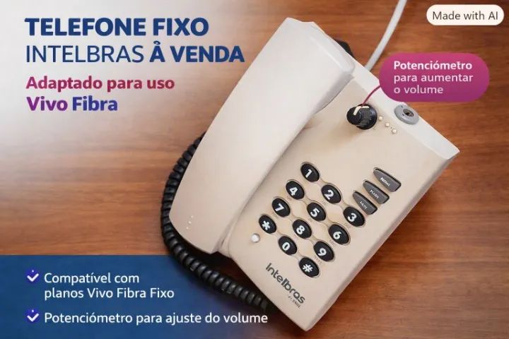 Telefone Intelbras Pleno 