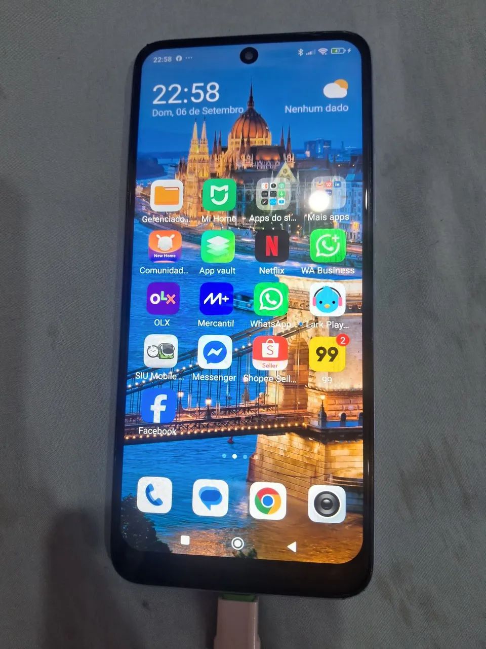 Smartphone xiaomi redmi 12 256gb 8+4 de ram usado