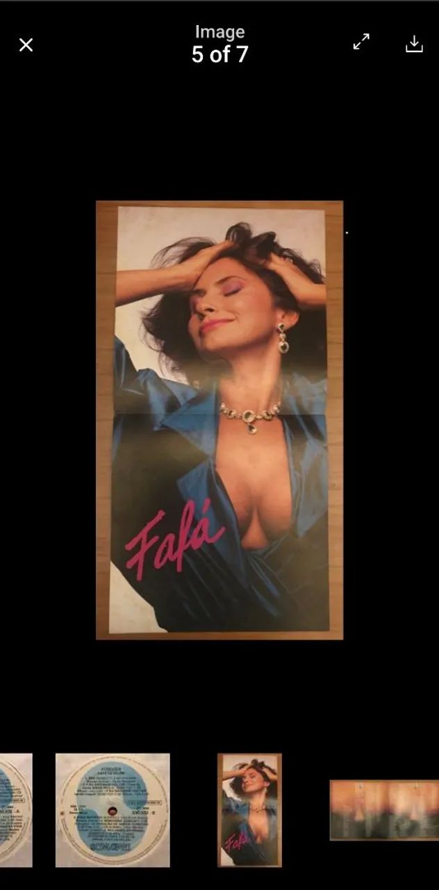 Capa de disco de Vinil - Atrevida - Fafá  - Foto 3