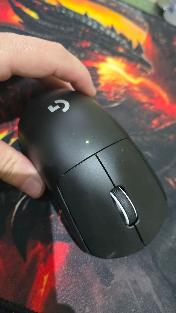 Mouse G pro x superlight completo na caixa