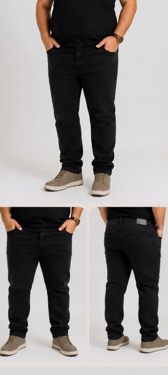 Calça jeans plus size 