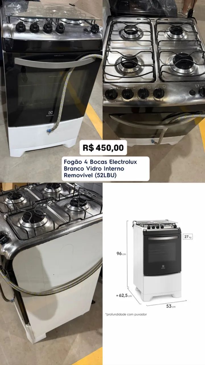 Fogão Electrolux 4 bocas 