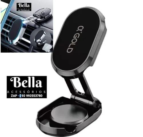 SUPORTE CELULAR CARRO MAGNÉTICO DOBRÁVEL  - Foto 2