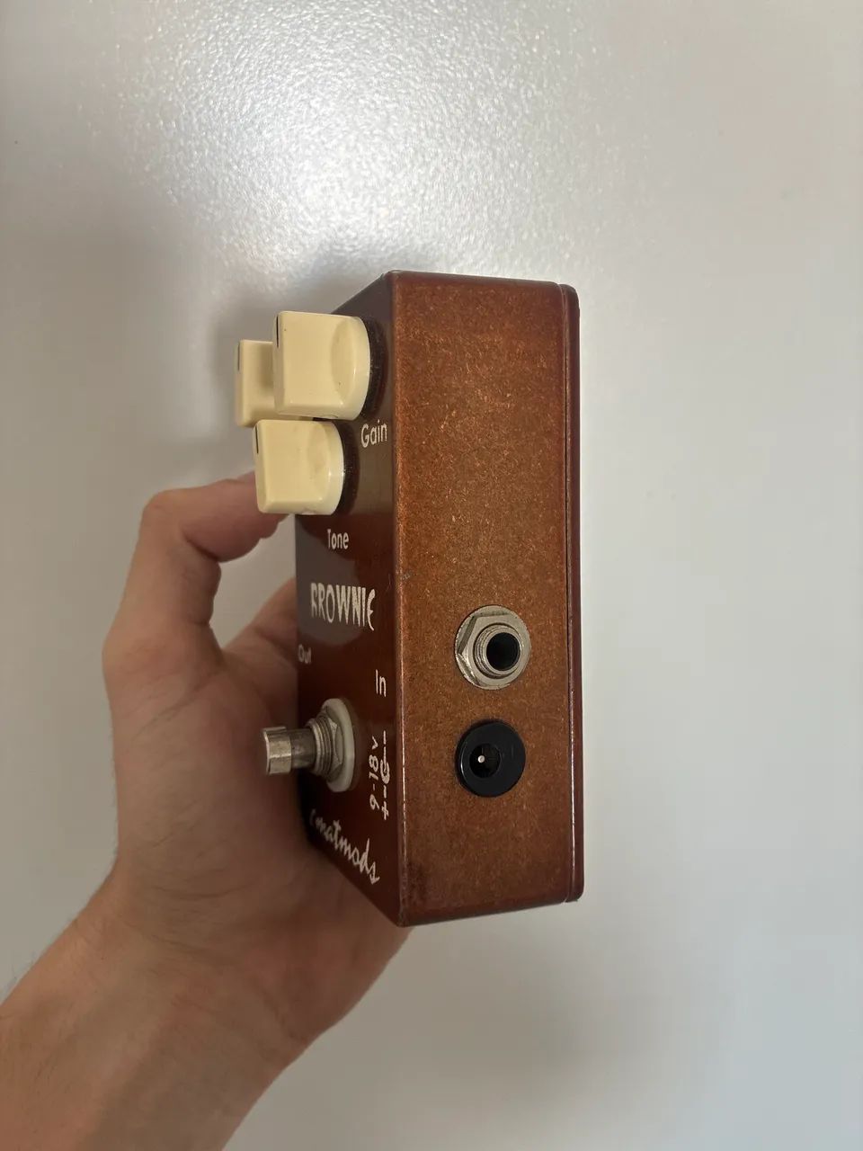 Pedal Overdrive/Distortion Brownie Cmatmods - Foto 2