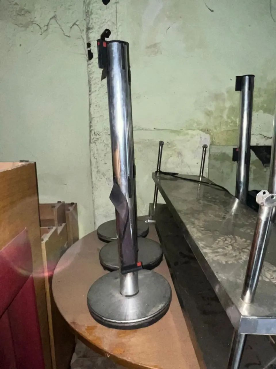 6 Unidades Suporte Organizador de Fila Inox para Eventos / Comércio - Foto 2