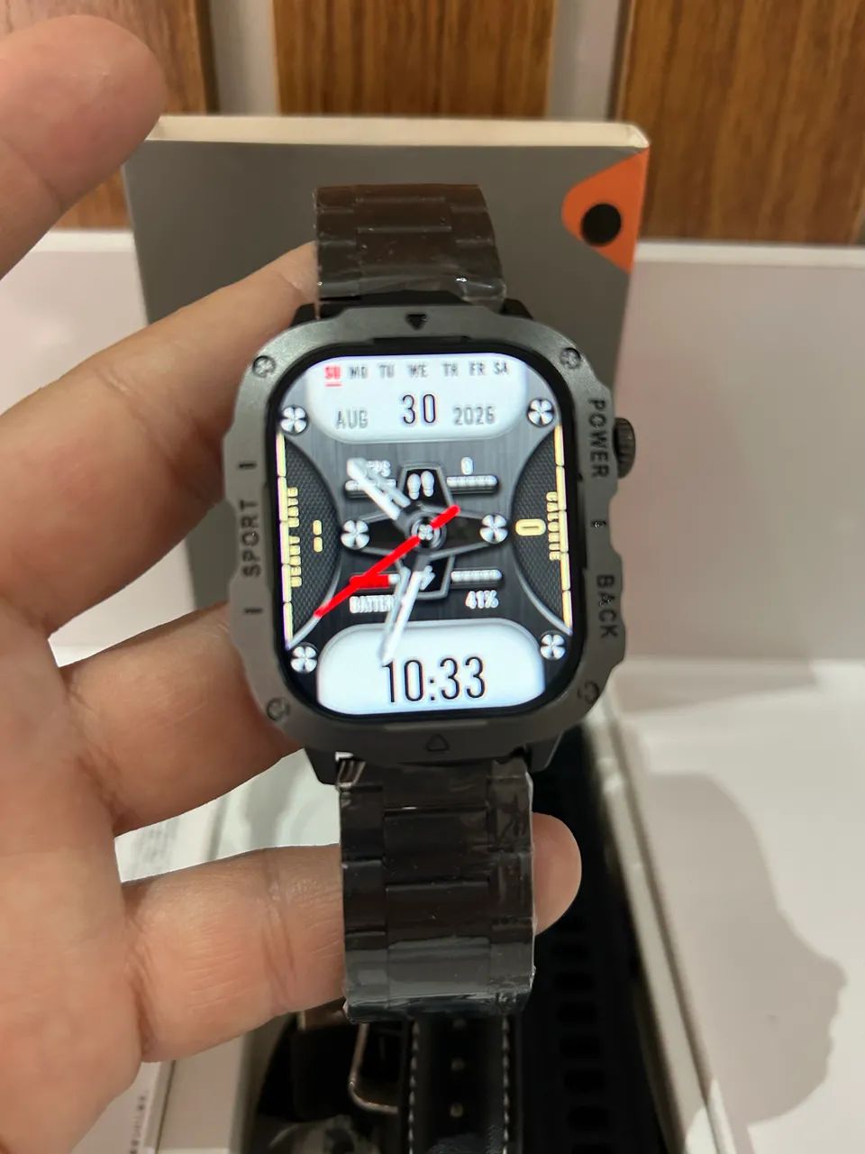Relógio smartwatch Bluetooth + 3 pulseira  - Foto 3