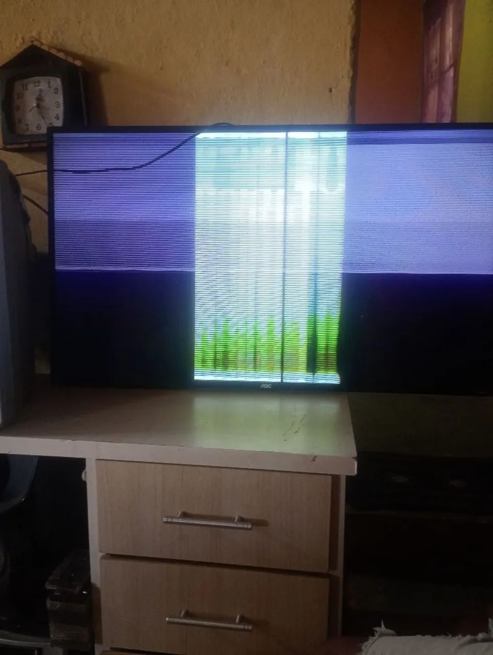 Venso essa tv 43 polegadas pra retirada de peças ou quem interessar trocar a tela  - Foto 3