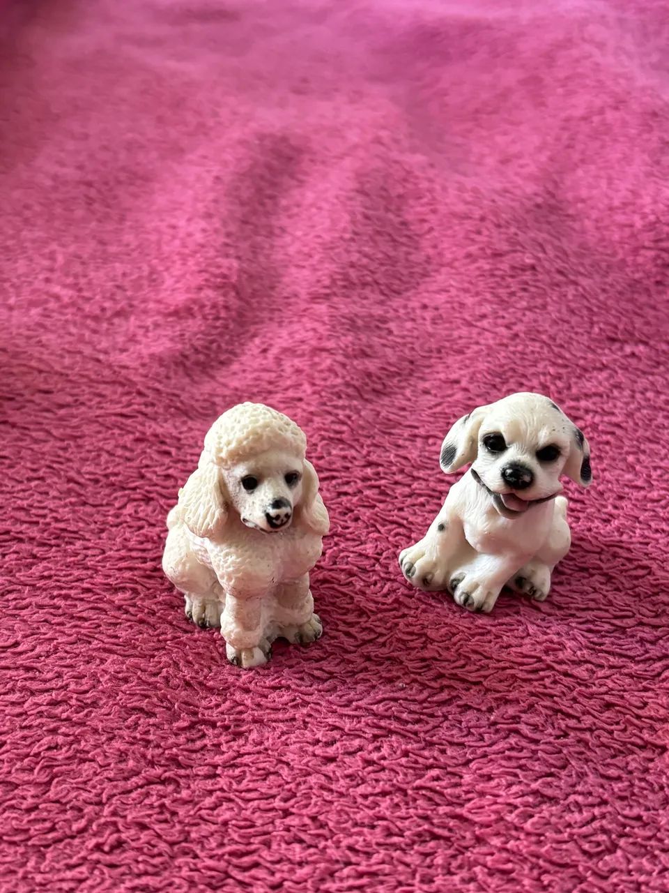 coleção vintage 6 cachorros resina - Foto 3