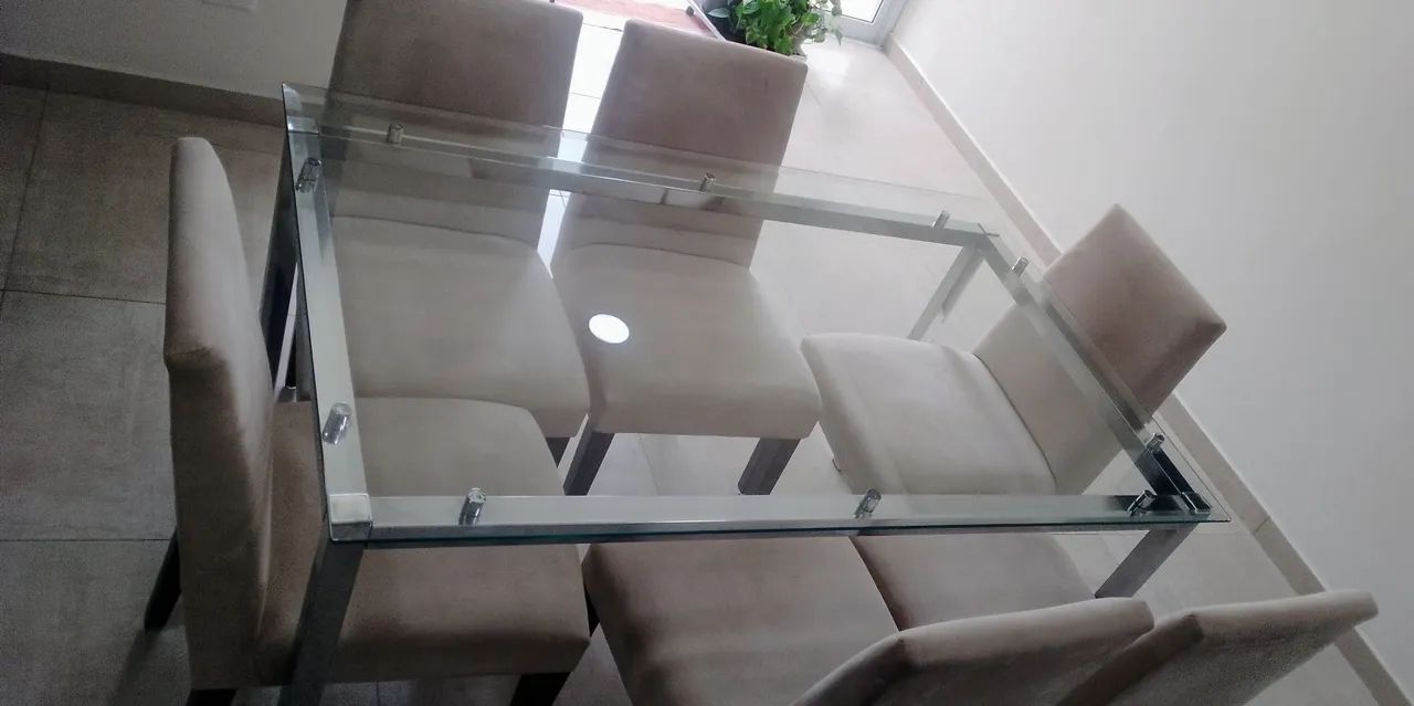 Conjunto  mesa jantar com 6 cadeiras  - Foto 5