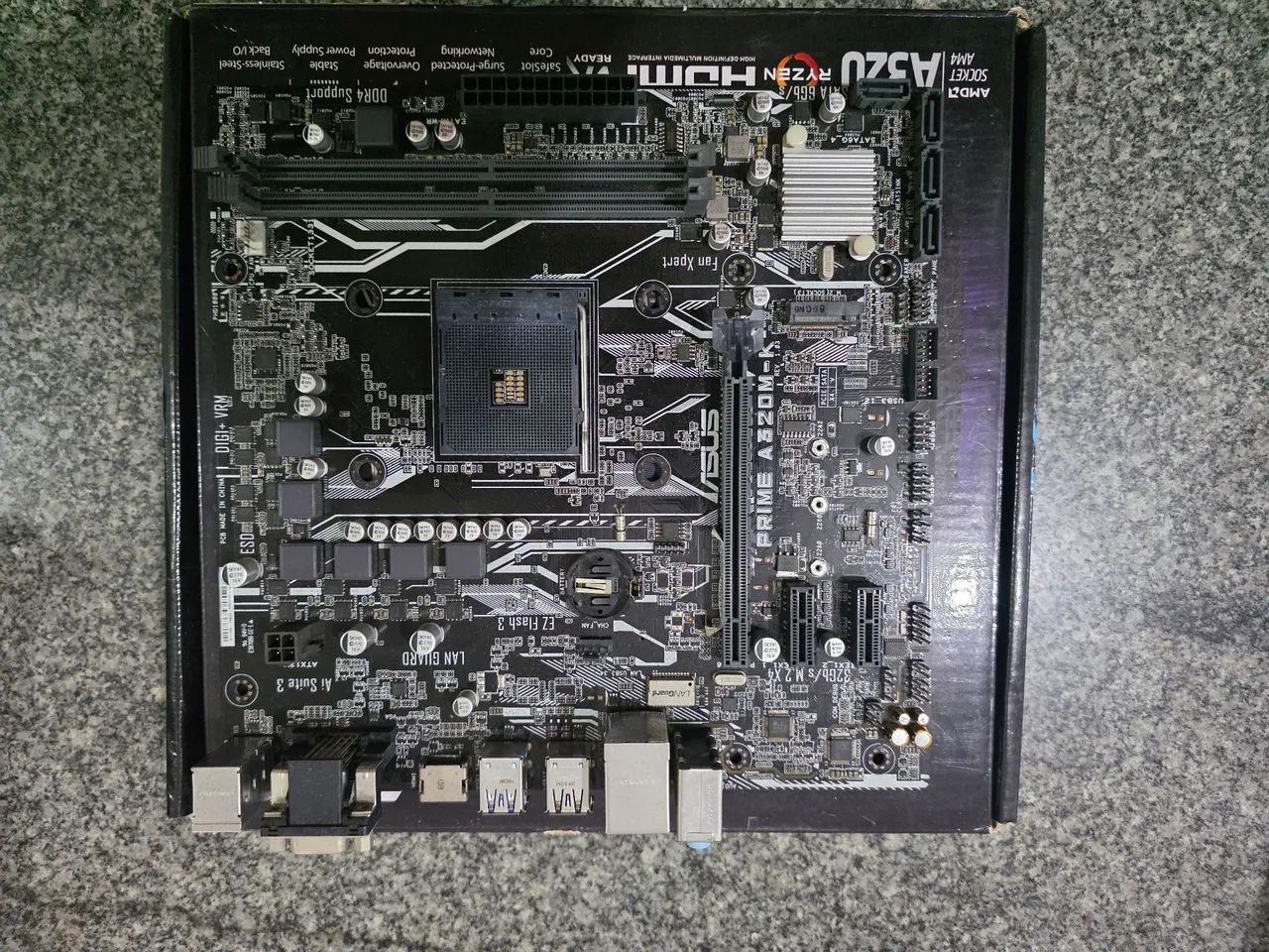 DEFEITO Placa mãe Asus prime A320M-K AM4