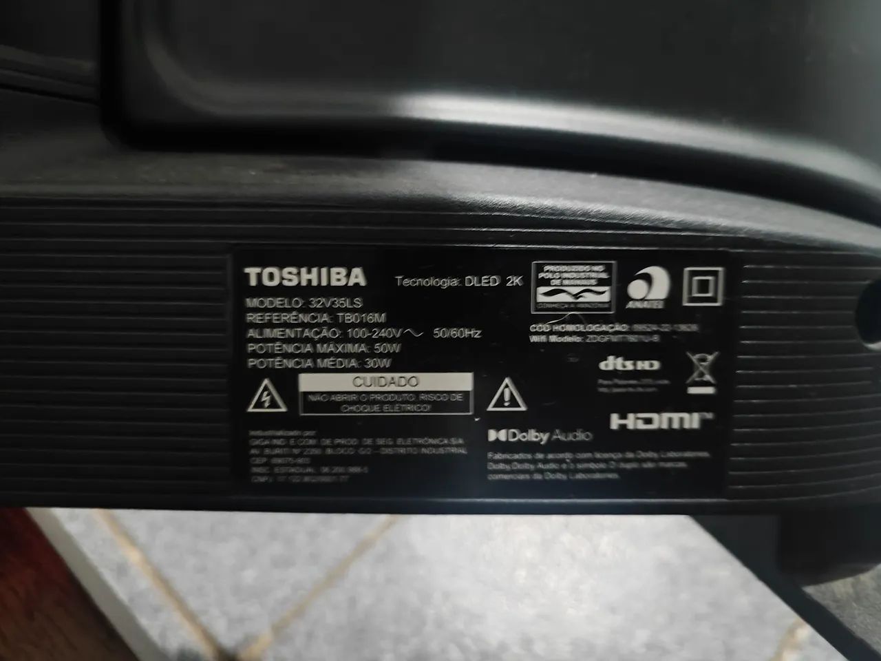 Smart Tv Toshiba 32 polegadas NOVISSIMA - Foto 3