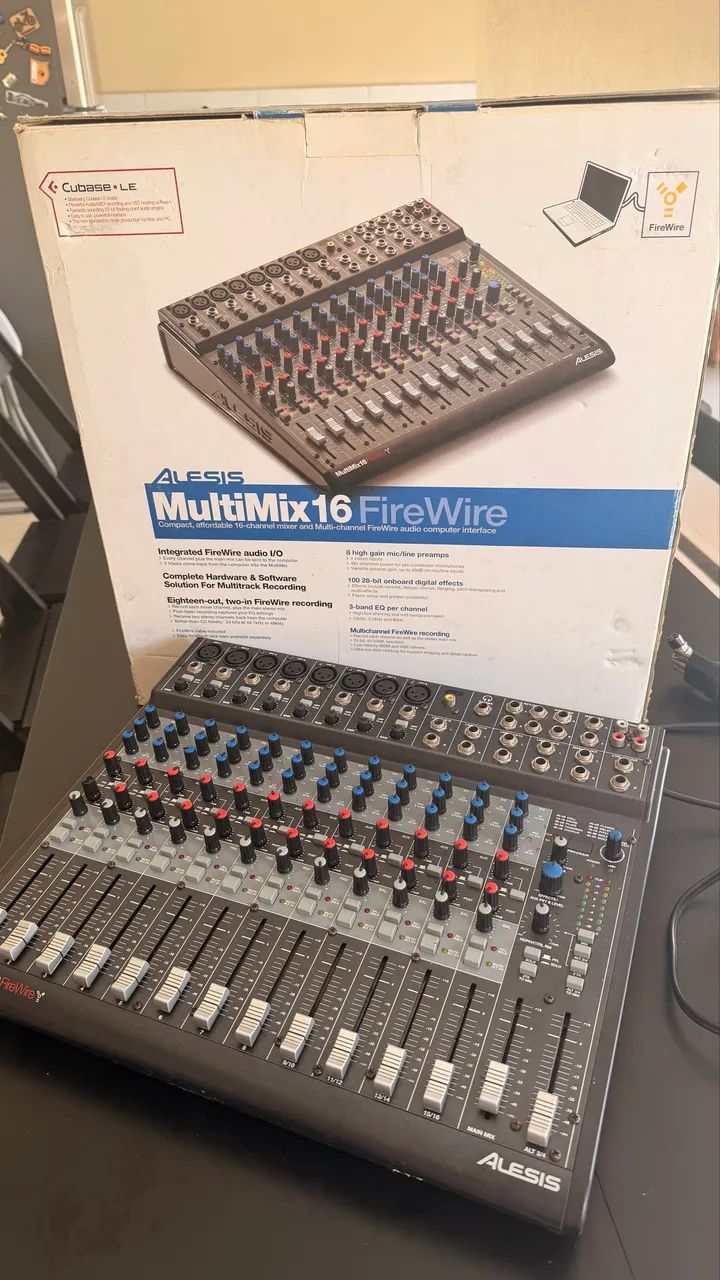 Mesa de som Alesis Multimix 16 FireWire Ótimo estado  - Foto 3