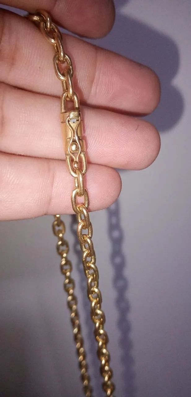 Cordão lindo de moeda antiga - Foto 3