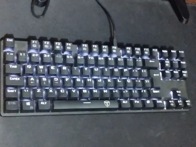 Teclado Mecânico T-dagger bora White - Foto 2