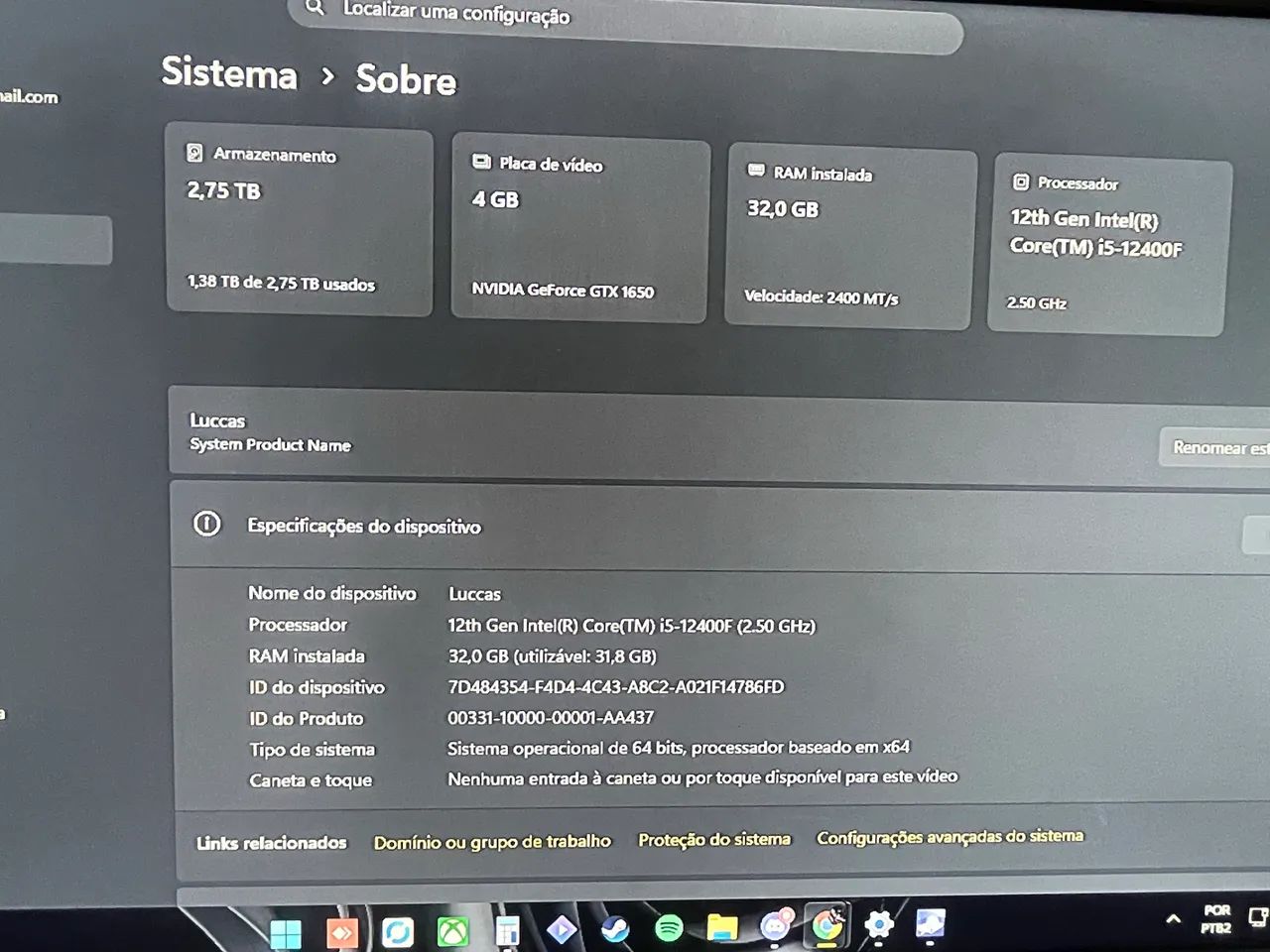 PC GAMER i5-12 º 32GB DDR4 - Foto 2