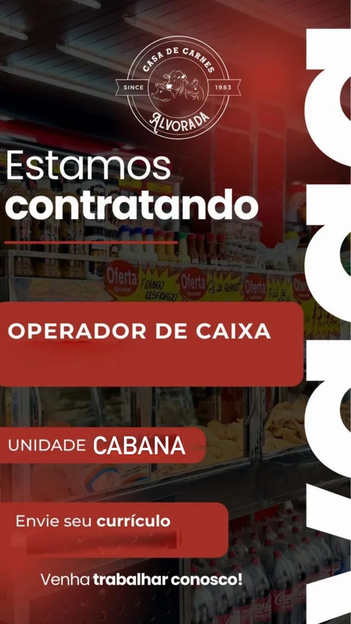 VAGA OPERADORA DE CAIXA