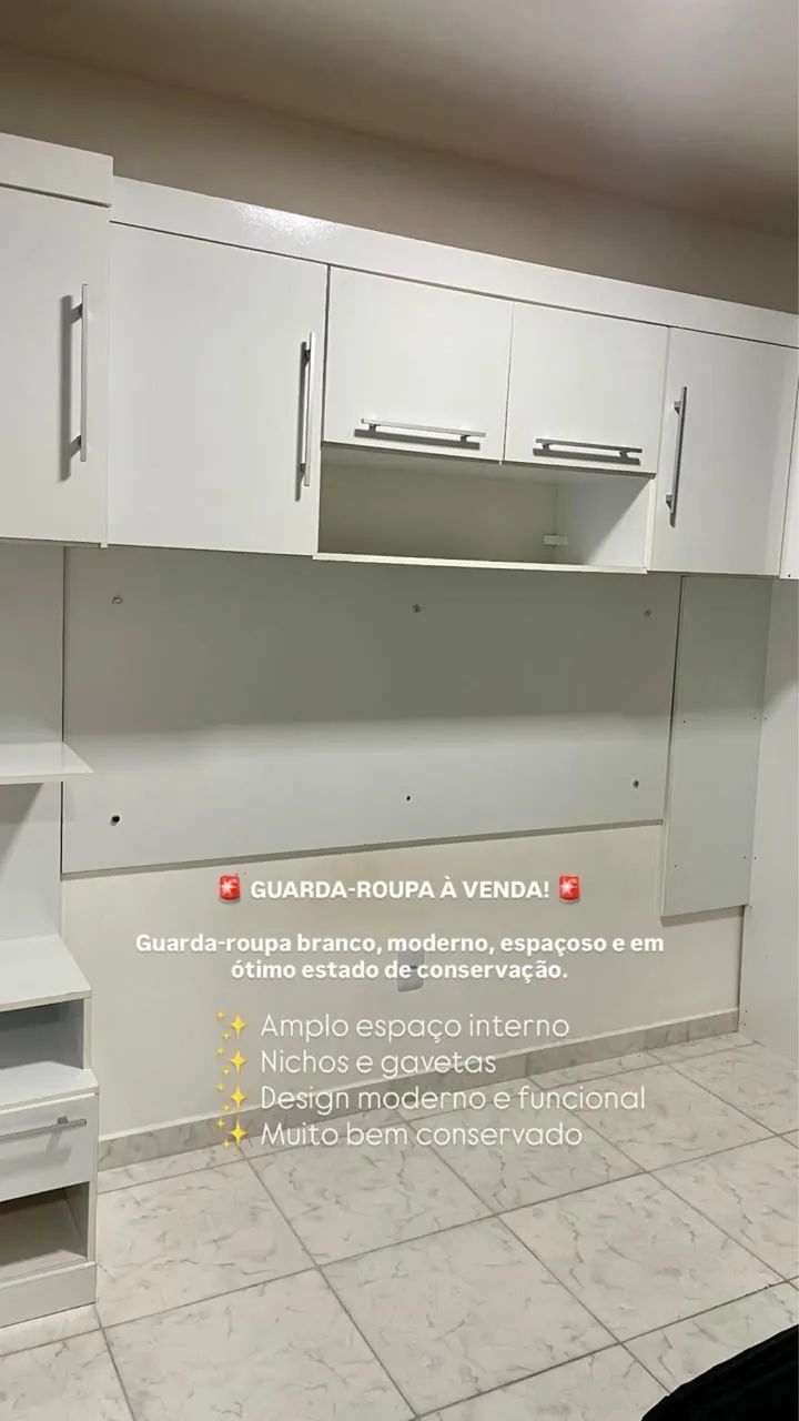 GUARDA-ROUPA MODULADO À VENDA - Foto 2