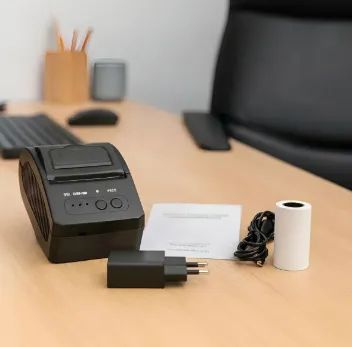 Mini Impressora Termica Usb E Bluetooth Kit C/ 10 Bobinas - Foto 4