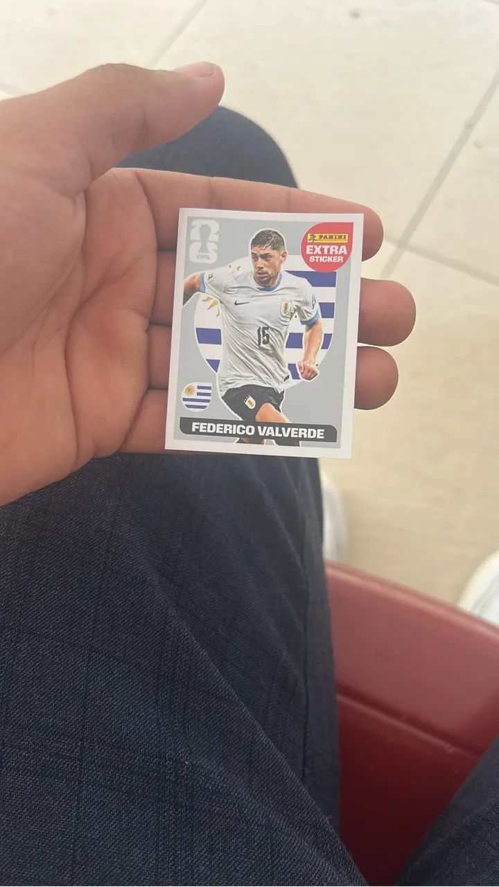 Extra sticker Frederico valverde prata  - Foto 2