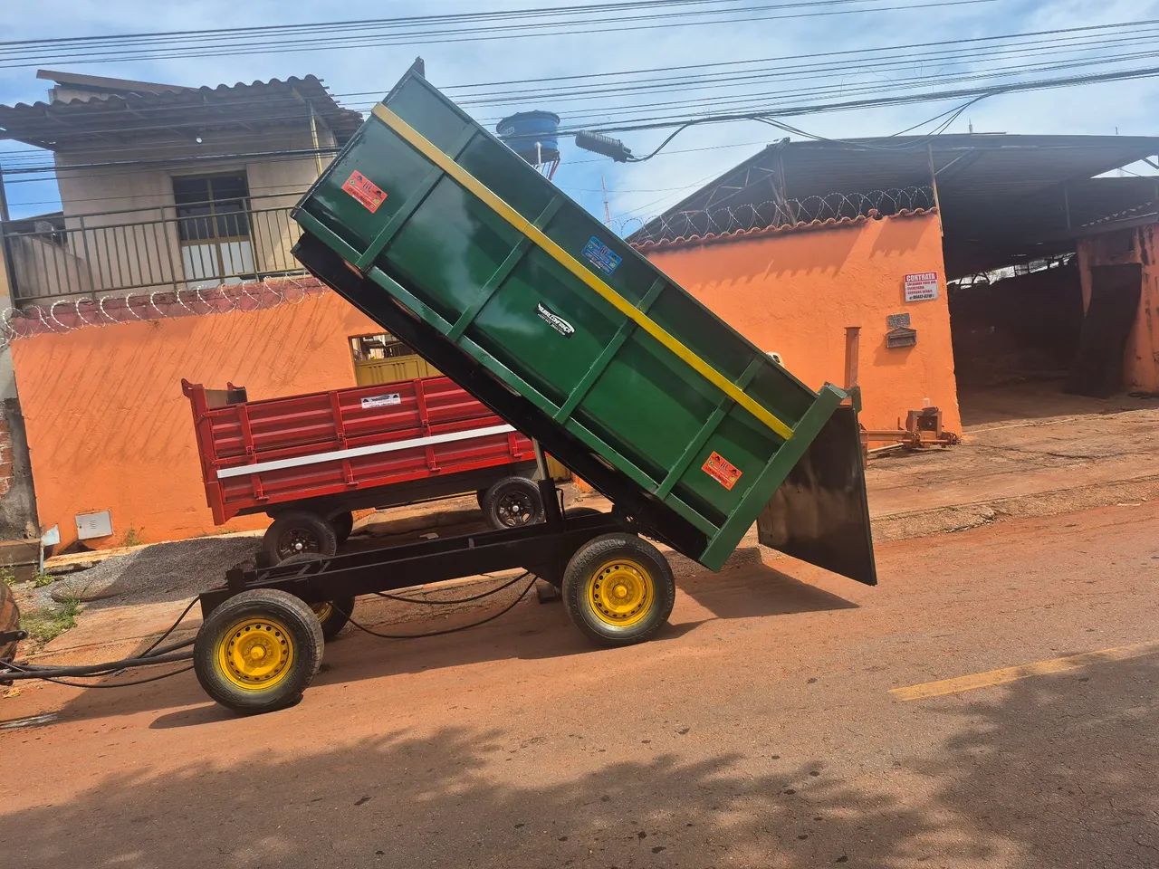 Carreta Agrícola basculante Hidráulica  - Foto 6