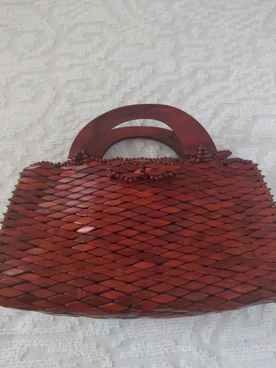 BOLSA ARTESANAL MADEIRA ENVERNIZADA - Foto 2