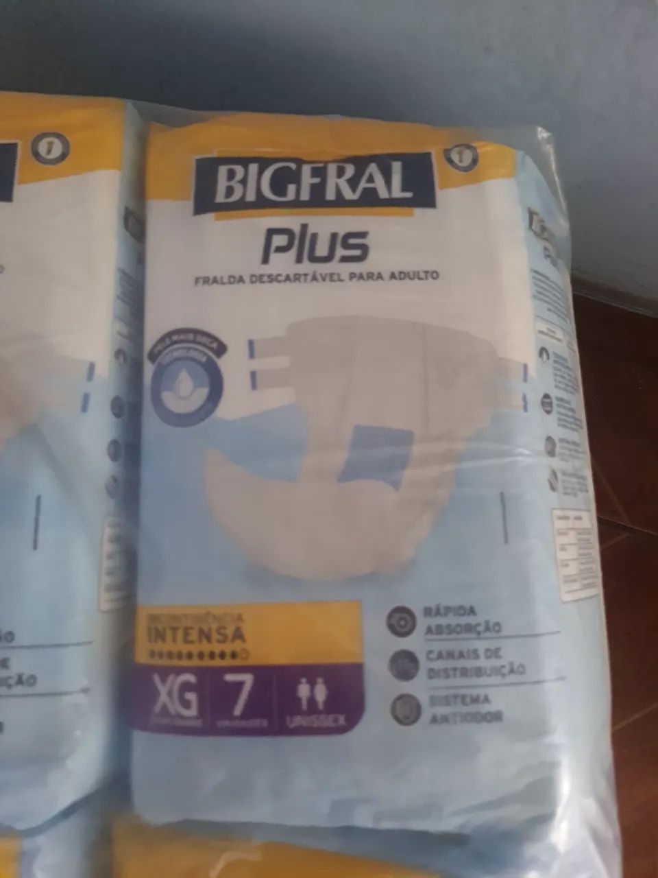 Fralda BigFral Plus XG com 7 unidades - Foto 2