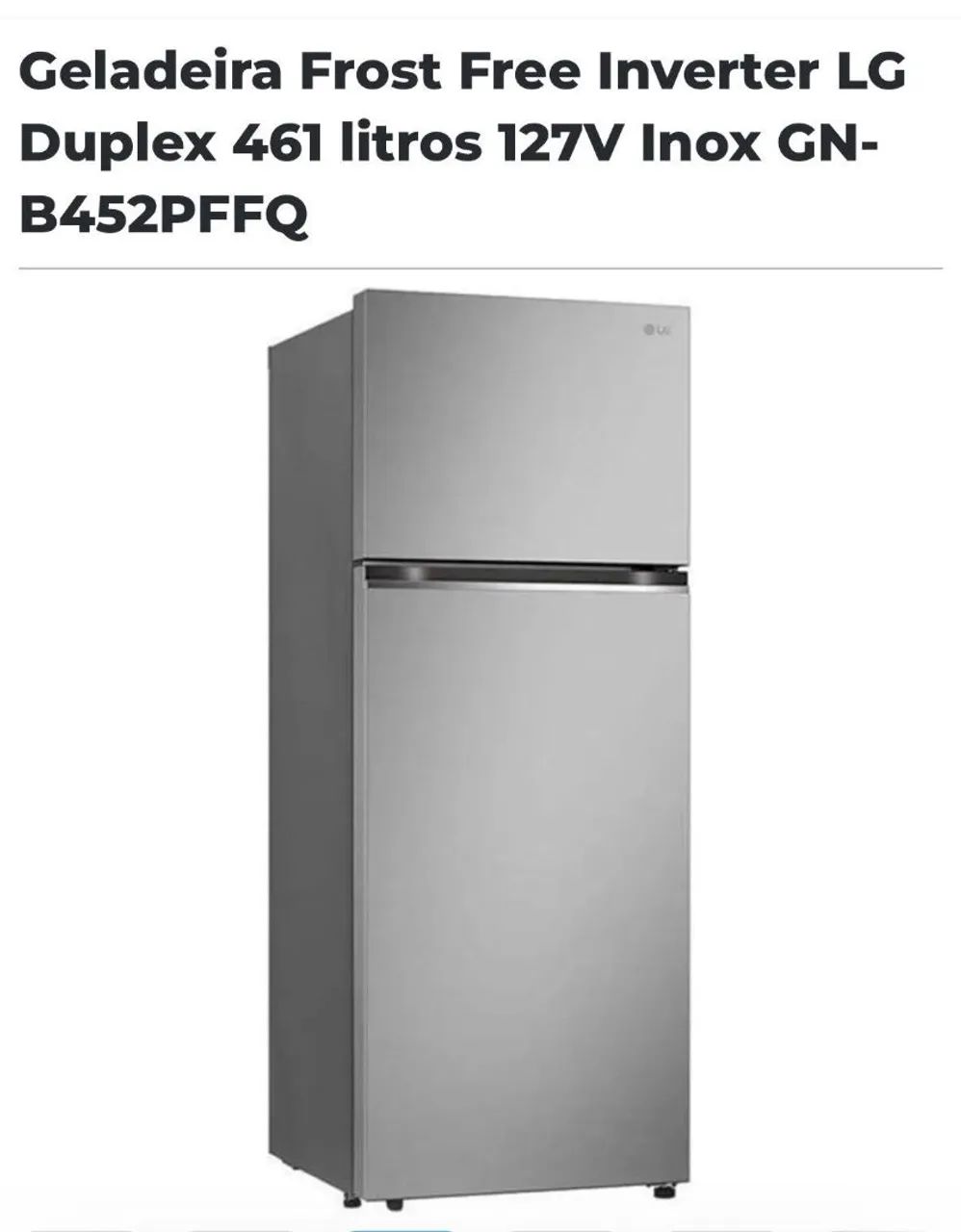 Vendo geladeira nova 