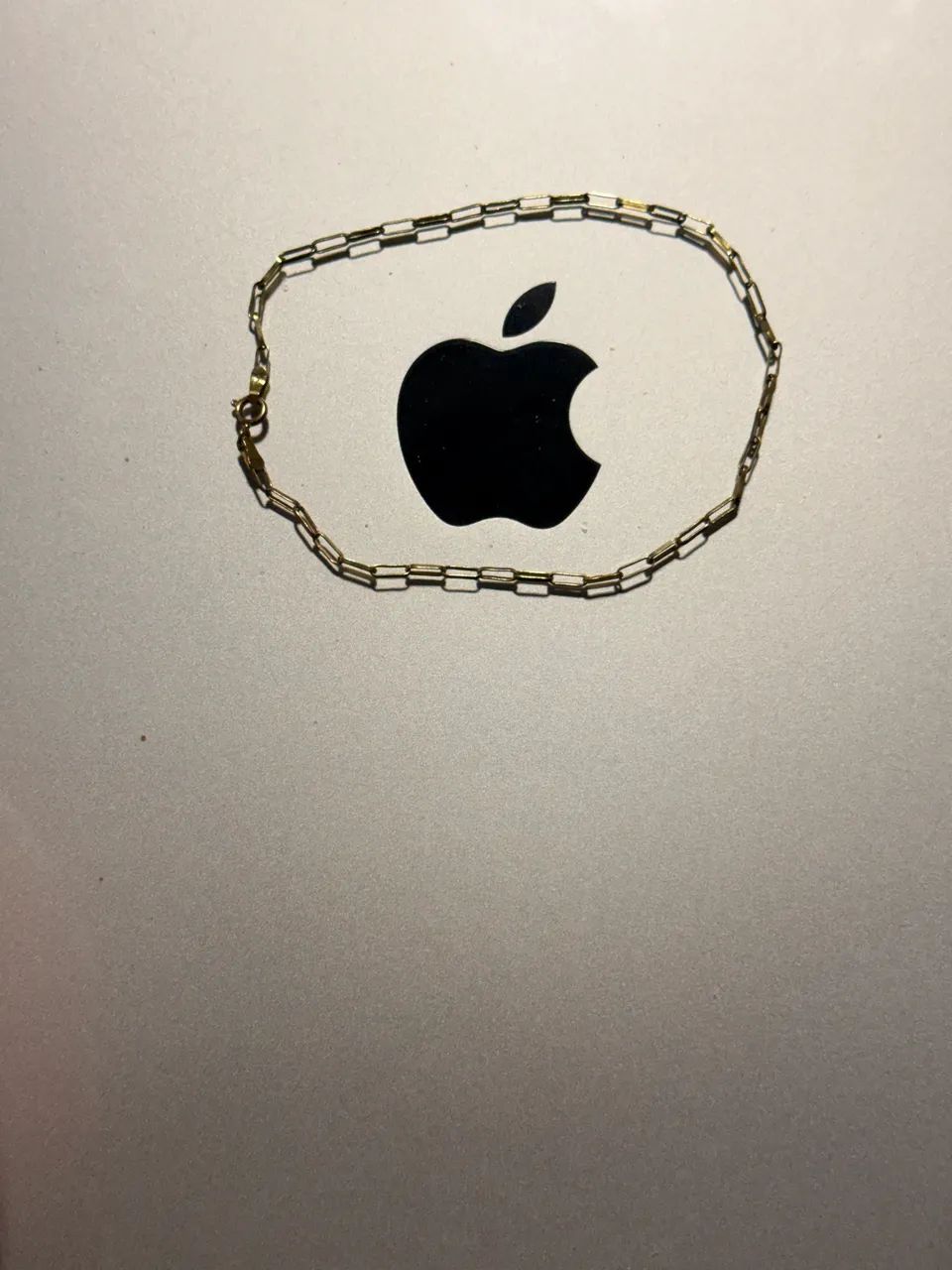 Pulseira masculina de ouro 18k modelo tijolinho  - Foto 2