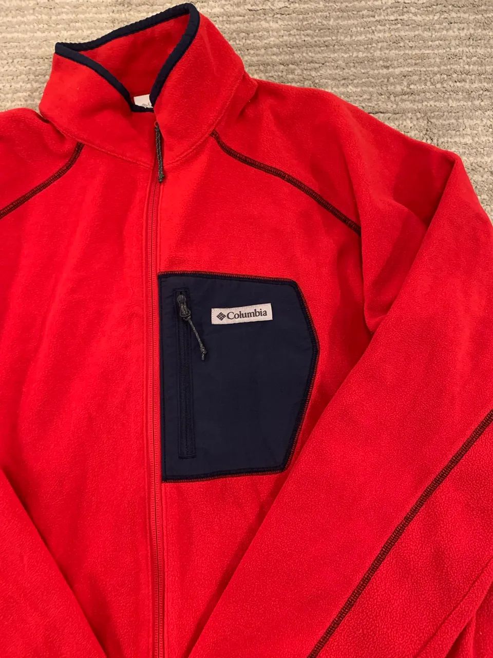 Fleece Columbia vermelho  - Foto 2
