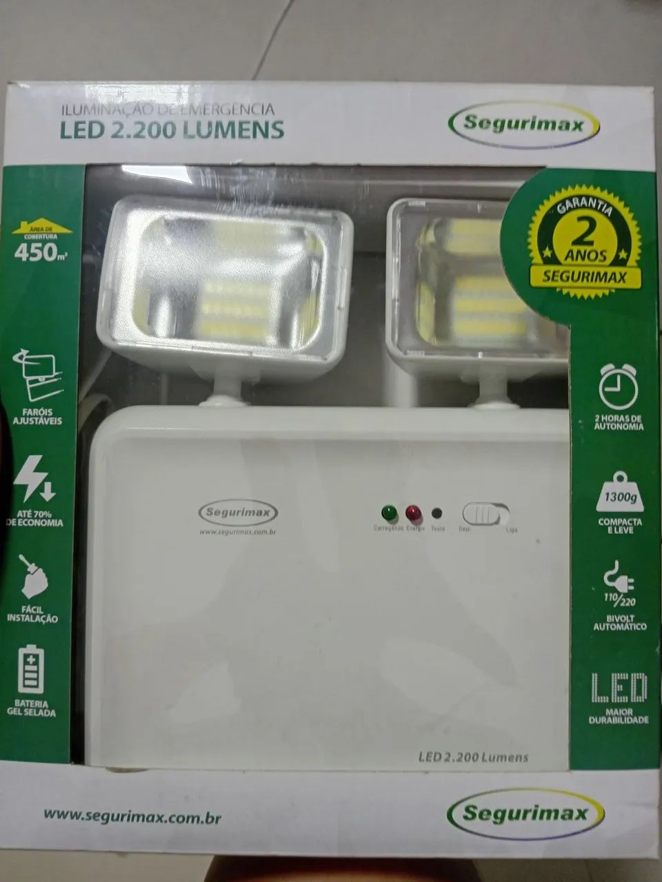 Luminárias de emergência  - Foto 2