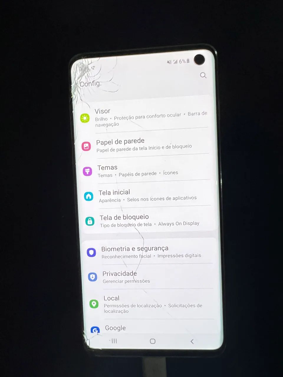 Samsung Galaxy S10 (modelo SM-G973U), cor preta - Foto 4