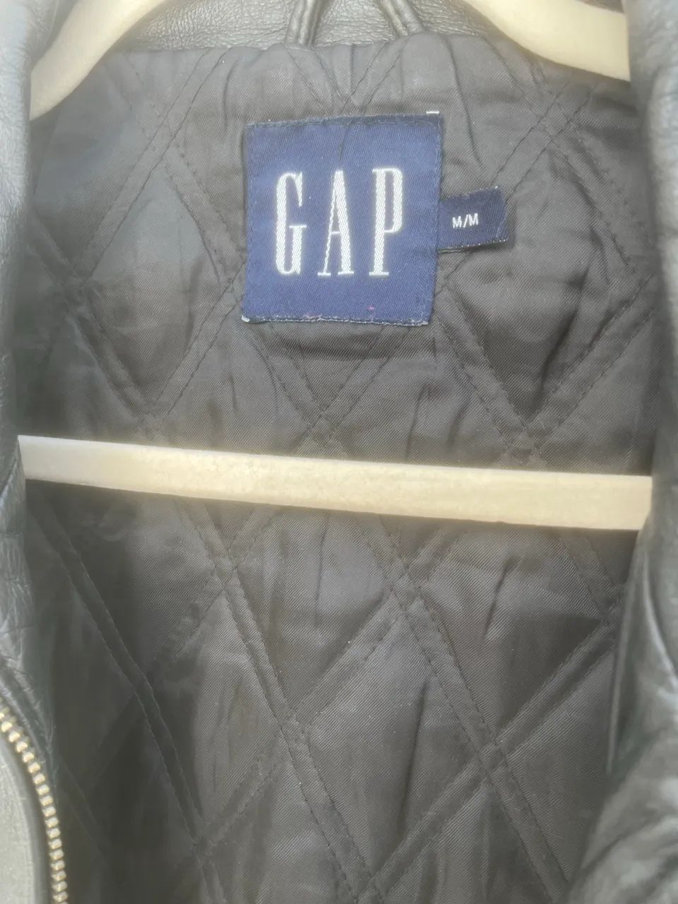 Jaqueta de couro GAP original - Foto 4