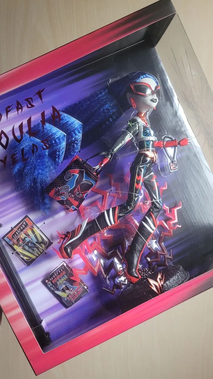 Monster high ghoulia deadfast sdcc LACRADA sem avarias