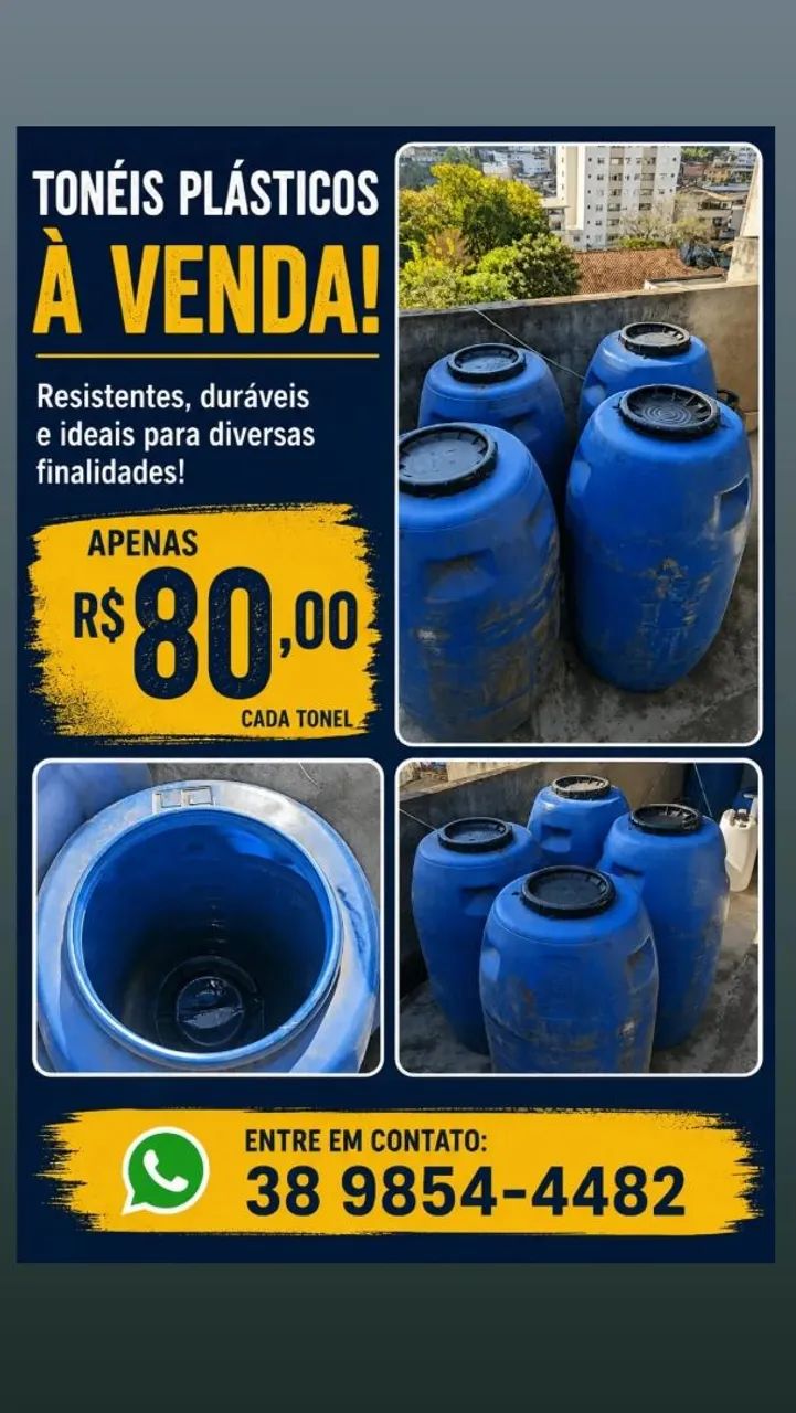 Tonéis a venda 