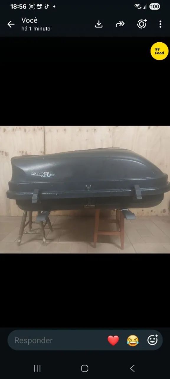Bagageiro motobull 460l