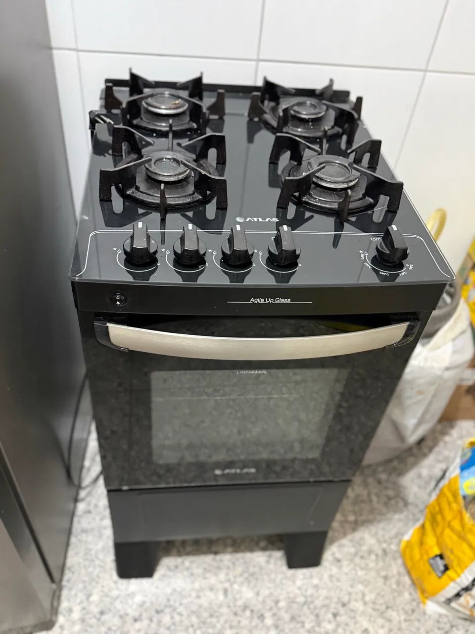 FOGÃO AUTOMÁTICO MESA DE VIDRO 