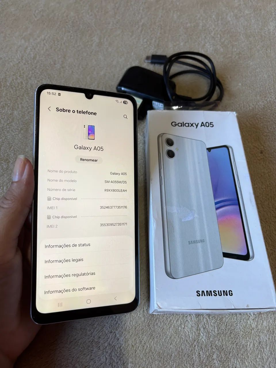 SAMSUNG GALAXY A05 128GB BRANCO - Foto 5