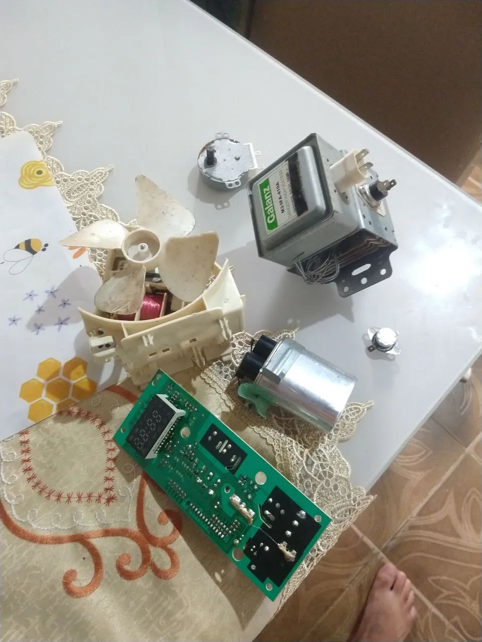 Peças de microondas 