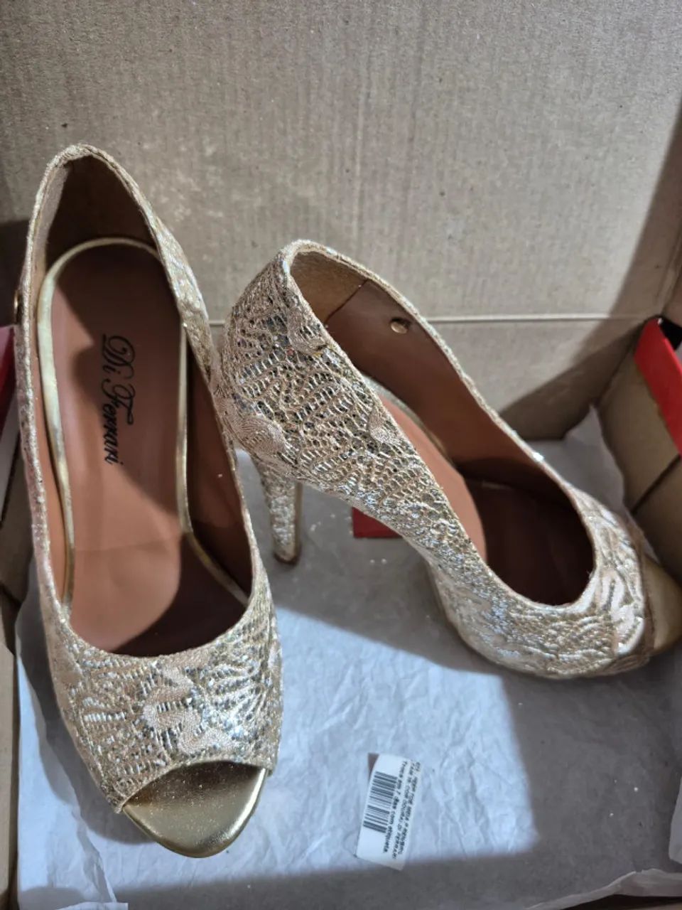 Lote com 3 sapatos de salto - Foto 2