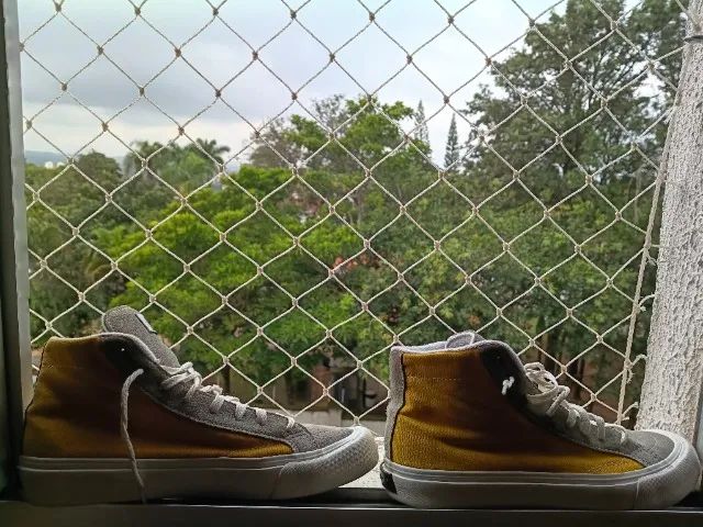 Tênis Straye Hiland amarelo e cinza - Foto 5
